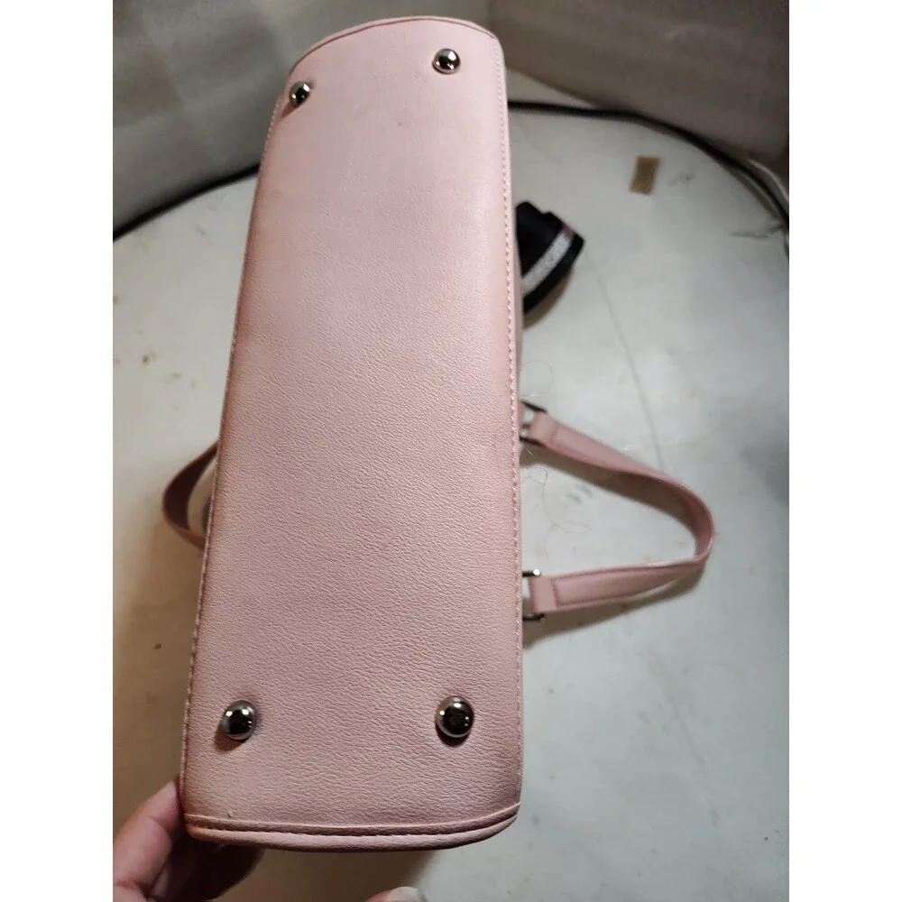 Juicy Couture Extra Spender Tote In Soft Pink Velvet Studded Logo (875)